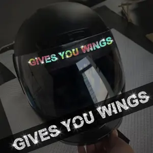 Motorcycle Helmet Sticker, Waterproof Durable Scratch Masking Self-adhesive Sticker, Perfect for Motorcycle Side Panels Fuel Tank Helmet Exterior Lenses DIY Decorations