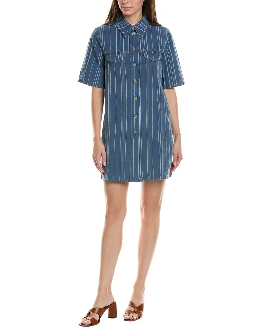 GANNI Denim Shirtdress