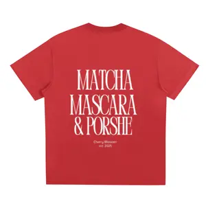 Matcha, Mascara & Porsche T-shirt