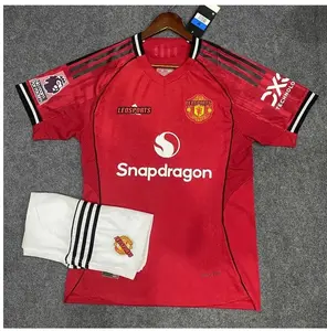 Manu Home Jersey Kit 25/26, Soccer Outfit for Fans