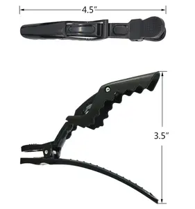 Black Hair Clips Alligator Hair Clips for Styling Women,  Salon Hair Clips Professional Alligator Clips for Hair, Hair Styling Clips Hair Accessories for Women