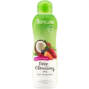 TropiClean Berry & Coconut Deep Cleansing Shampoo for Pets