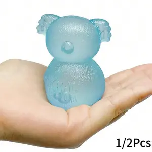 1/2Pcs Cute Koala Stress Relief Toy, Slow Bounce Pressure Ball, Squeeze Candy Balls, Summer Cool Game Toy, Relaxing Toy, Birthday Gift, Animals