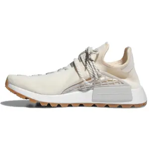 Adidas NMD Human Race Trail PRD 'Now Is Her Time' x Pharrell Men's Round Toe Laces All Seasons Primeknit Cushioned Midsole Durable Outsole