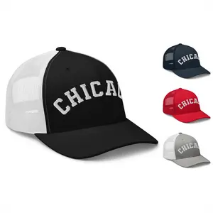 Classic Chicago Arch Vintage Retro Chicago Trucker Hat Cap