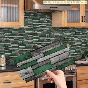 18/36 Piece Furniture Wall Stickers, French Country Style, Oil-Resistant Easy Clean, Kitchen Splash Guard, Bathroom Walls, Sink Backsplash Decor