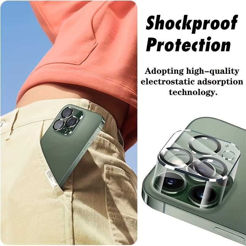 2pcs iPhone Camera Lens Protector Tempered Glass Protector Lens Cover for iPhone 14 13 12 11 Pro Max XR XS - Scratch-Resistant, for Camera lens (Compatible with Smartphones)