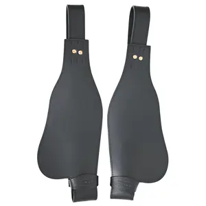 Hilason Leather Youth Saddle Replacement Fender Pair With Hobble Straps