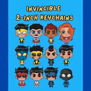 12 Ops Invincible MINI Acrylic Keychains || Anime Chibi Cutest Design Bag Charms