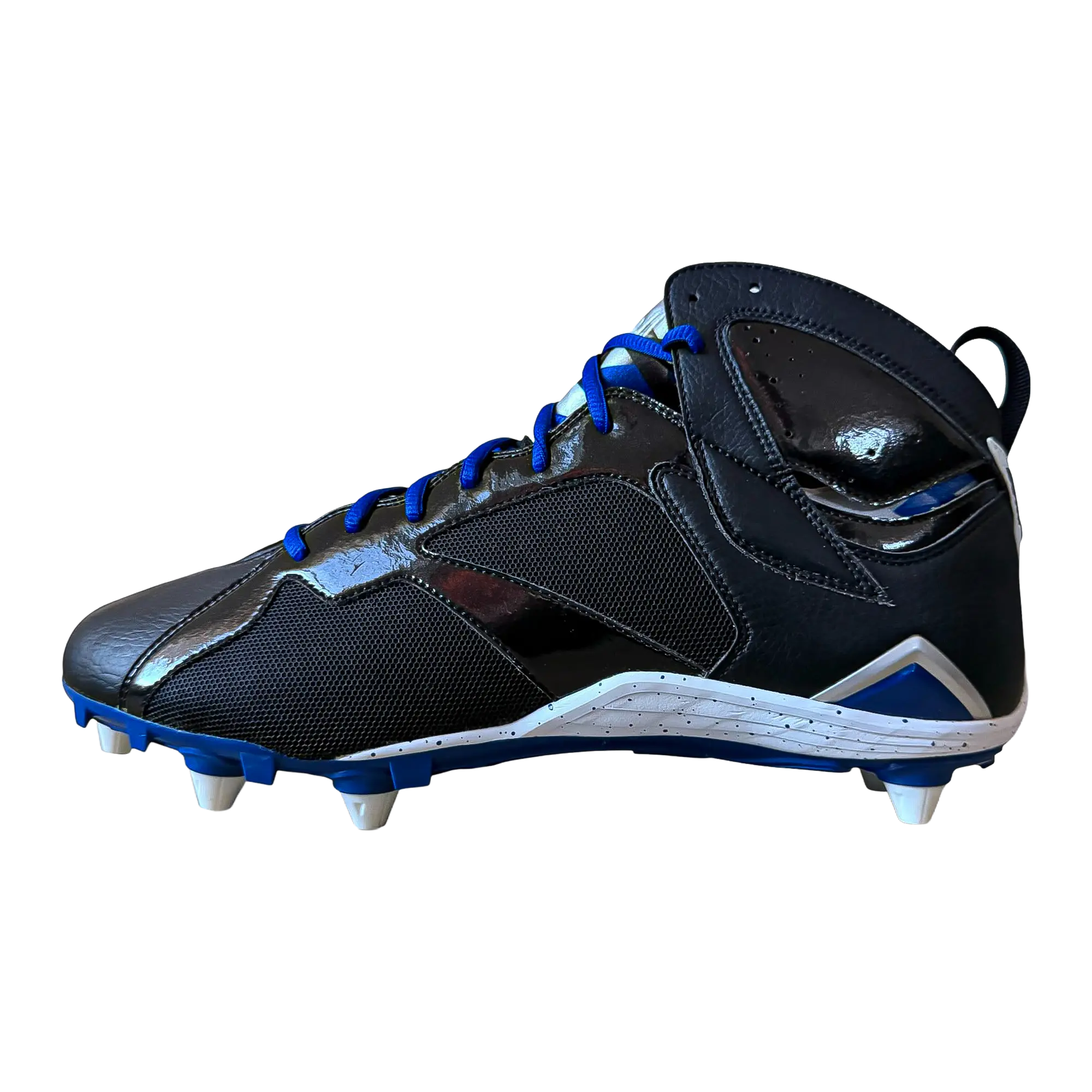 Jordan 7 Detachable Cleats "Black / Rush Blue-White" SU15 MNJDSP 373 D1