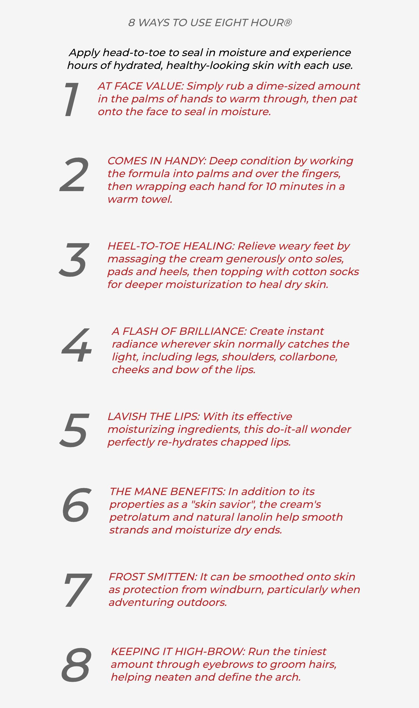 Elizabeth Arden Eight Hour Cream Skin Protectant | Award-Winning, Versatile Hydration, Relief & Protection, Multi-use Moisturizer