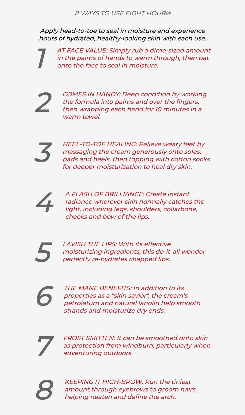 Elizabeth Arden Eight Hour Cream Skin Protectant | Award-Winning, Versatile Hydration, Relief & Protection, Multi-use Moisturizer