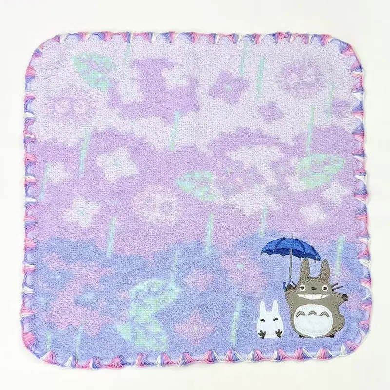 Cute Small Handkerchief embroidery cotton hand towel decorative