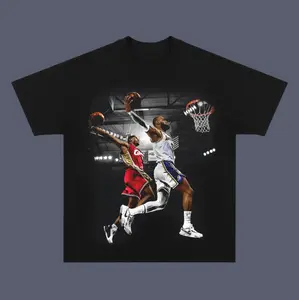 LeBron James dunk Vintage Tee, LeBron James T-Shirt, Unisex Basketball Shirt, Hip Hop Graphic Tees, Gifts Shirt, Menswear Womenswear Streetwear