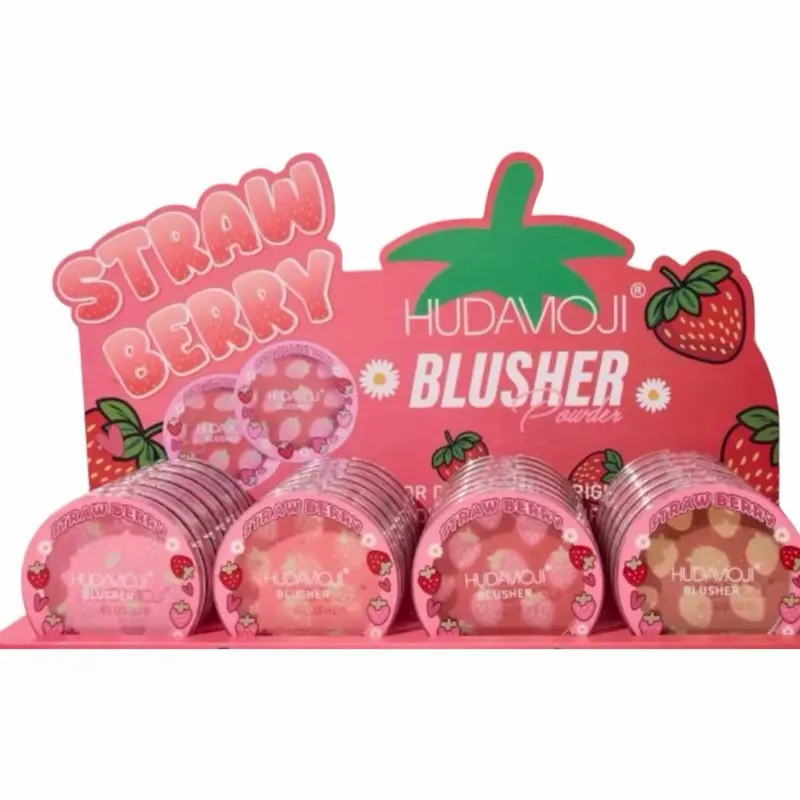 Strawberry cheeks radiant blushes with highlighter designs! 4 gorgeous colors to choose