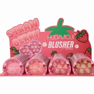 Strawberry cheeks radiant blushes with highlighter designs! 4 gorgeous colors to choose