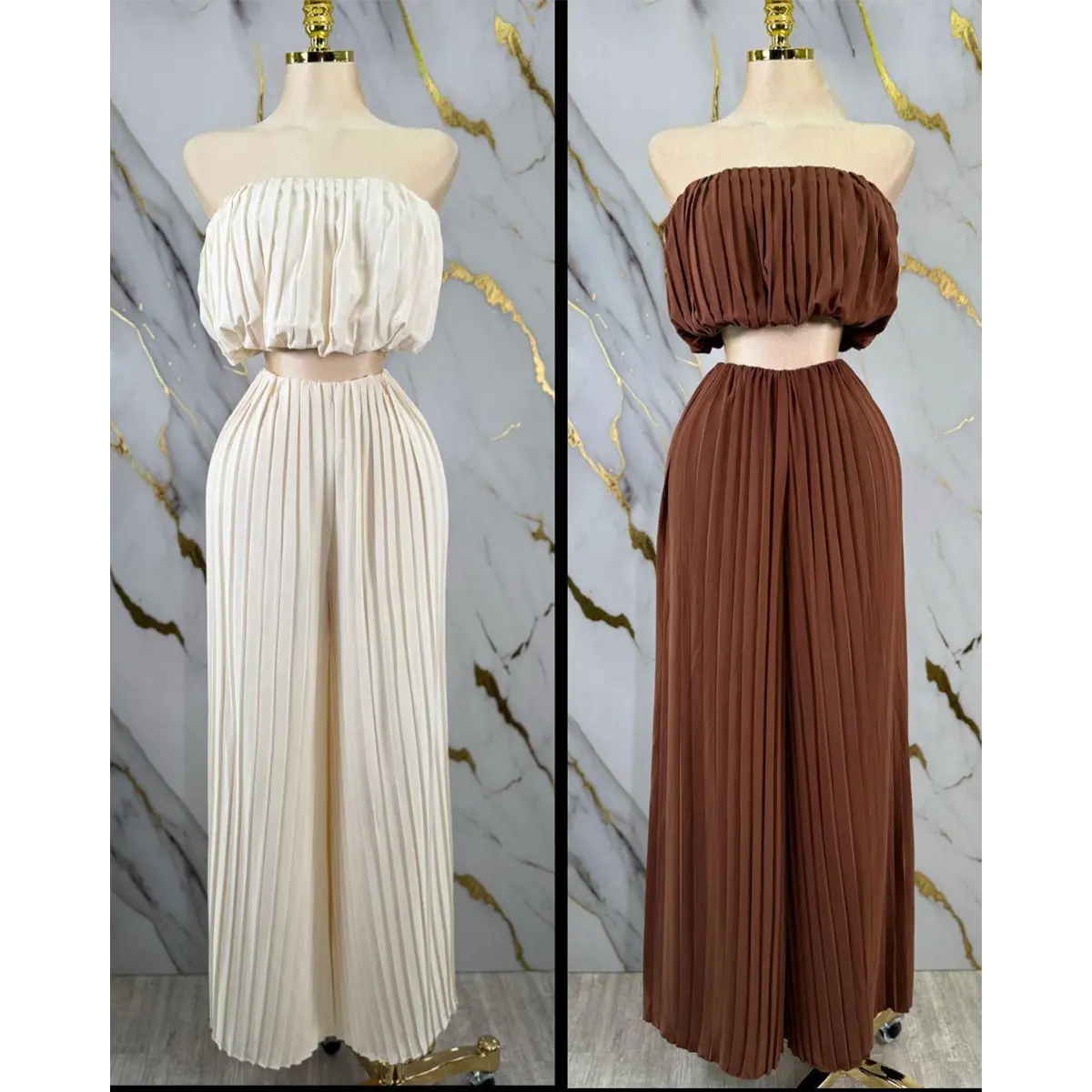 Pleated Co-ord Set