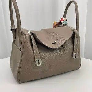 Pre-owned HERMÈS TOGO LEATHER Luggage HERMES LINDY BAG NEW YEAR DEAL