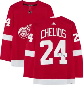Chris Chelios Detroit Red Wings Autographed Red Adidas Jersey - Fanatics Authentic Certified
