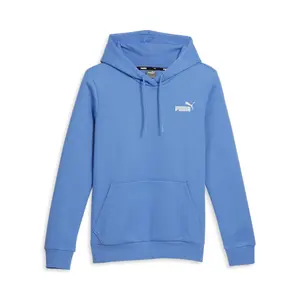 PUMA Womens Essentials Small Logo Hoodie Casual Outerwear Casual - Blue