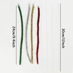 Rainbow Long Pencil Cake Holiday Party Birthday Dessert Cake Decoration Birthday Candles Party Wedding Cake Topper Ornaments