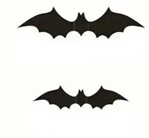 Bat Car Sticker, Black Flying Bat Vinyl Sticker, Gothic Spooky Car Accessory, Black Spider Web Decal with Spiders, Halloween Vinyl Car Sticker, Creepy Gothic Decoration for Window, Laptop, Truck, SUV, Scary Spider Web Auto Accessory for Spooky Season