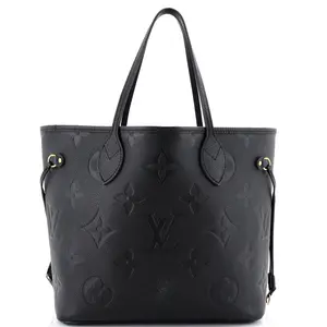 Pre-owned Louis Vuitton Leather Tote Bags REBAG Neverfull NM Tote Monogram Empreinte Giant MM by Rebag
