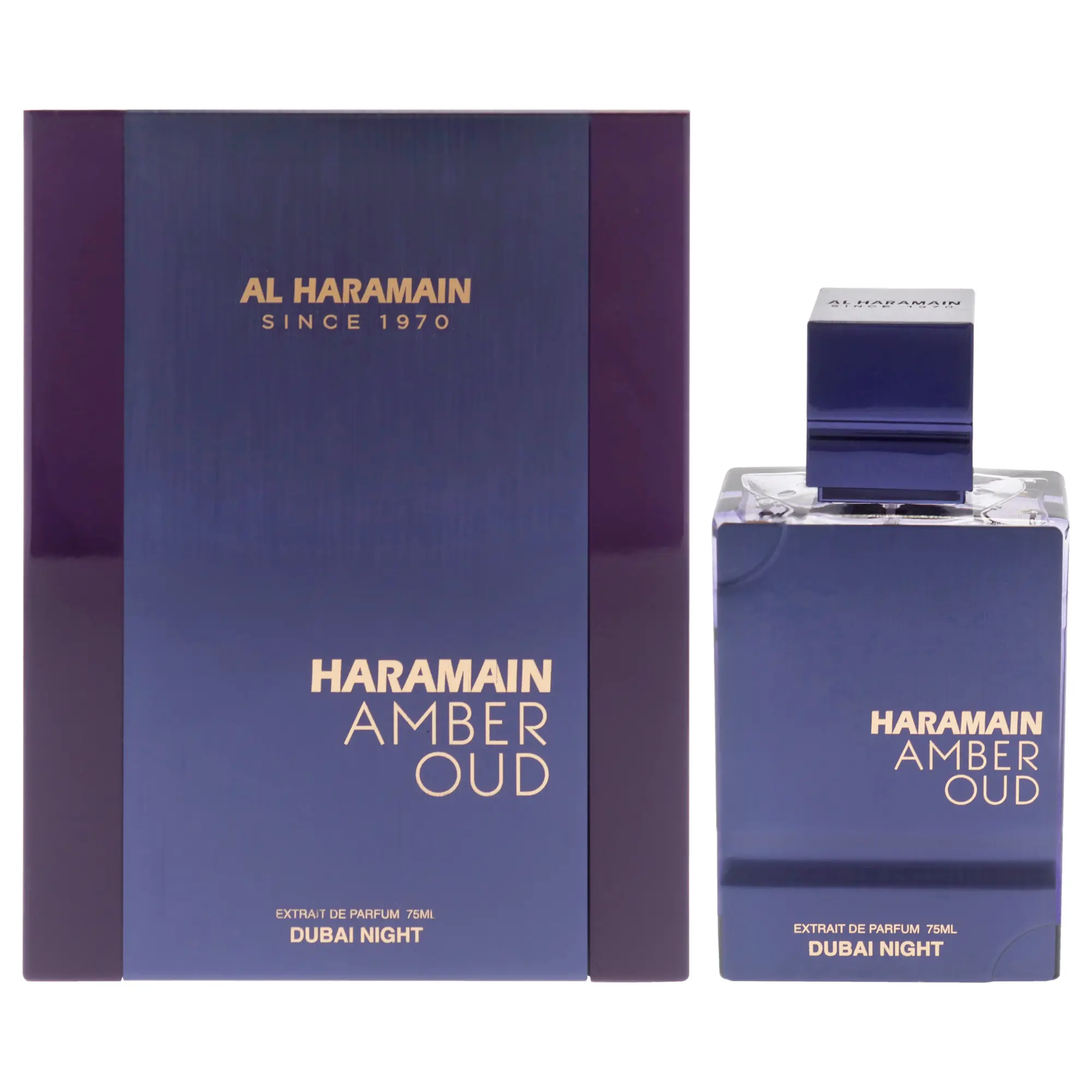 Amber Oud - Dubai Night by Al Haramain for Unisex - 2.53 oz Extrait De Parfum Spray
