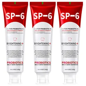 SP 6 Probiotic Whitening Toothpaste - Upgraded Probiotic Formula for Enhanced Oral Health, Whiter Teeth & a Radiant Smile
