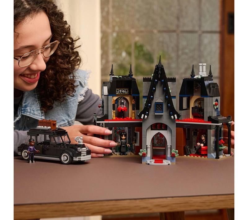 LEGO Wednesday Morticia's Cottage Halloween Gift, Model Buildi