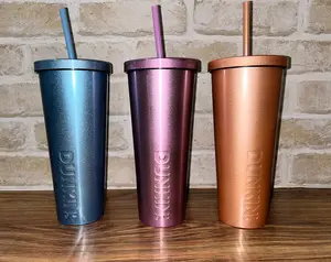 SUMMER 2023 Original DUNKIN 24oz Iridescent Stainless Steel Sipper