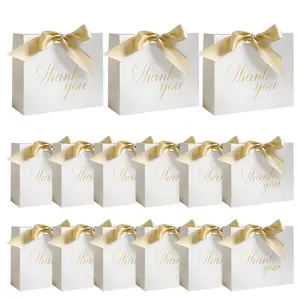 24PCS Gift bags 10pcs 4.9×4.7×1.8inch Gift Bags with Handles Thank You Gifts For Party,Birthday,Favor,Weddings,Other Occasion