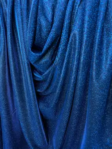 Navy Metallic Lurex