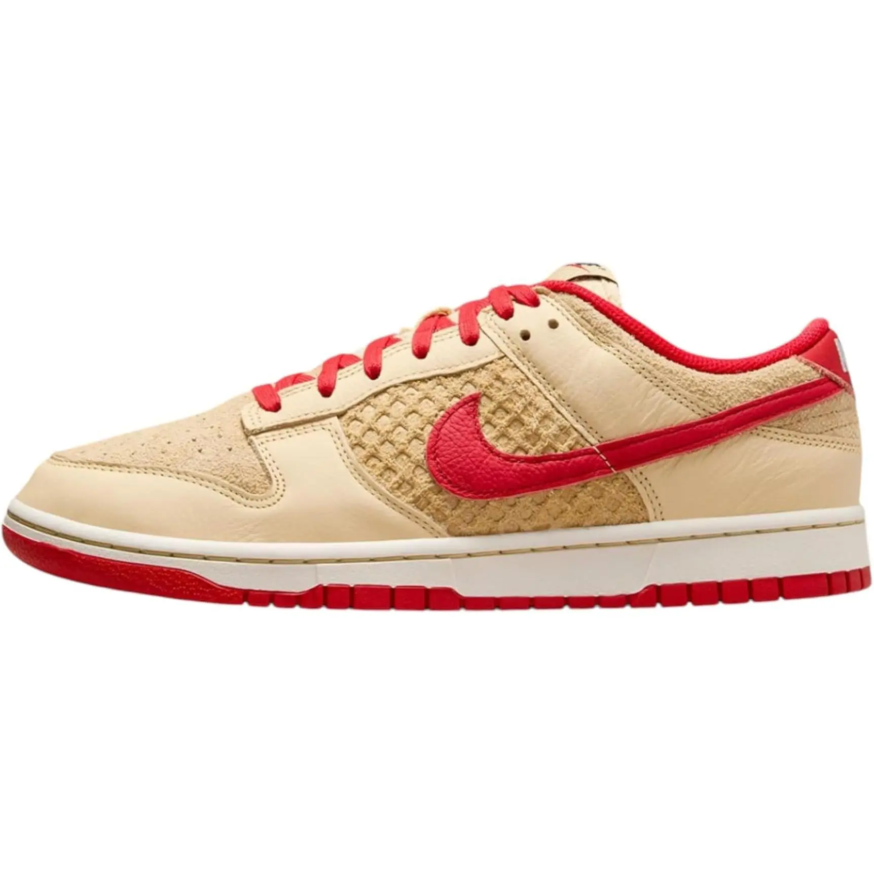 Nike Dunk Low Retro SE 'Strawberry Waffle' Men Pale Vanilla/University Red HJ9100-294 Size 9 US