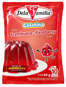 Gelatina Frambuesa (12 Pack) – Sabor Fresco y Delicioso