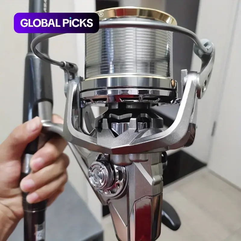 Rooblinos NGK Saltwater Spinning Reel Surf Fishing Long Cast, Big Game GT Tuna Heavy Duty, Aluminum Rooblinos NGK Saltwater Spinning Reel Surf Fishing Long Cast, Big Game GT Tuna Heavy Duty, Aluminum