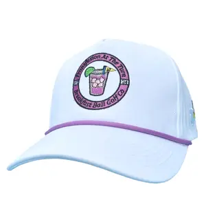 Transfusion Golf Rope Hat - Funny Snapback Cap for Men | Breakfast Ball Golf