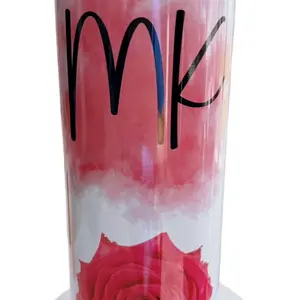 Custom QR Code Tumbler with Dreams Are Made of This Motivational Design