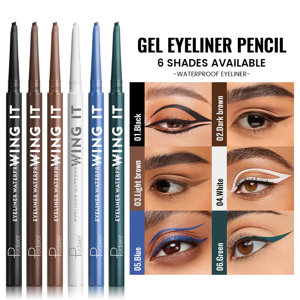 Long Lasting Waterproof Eye Liner Pen, Precision Control Makeup Tool for Smooth Application in Busy Morning Routines