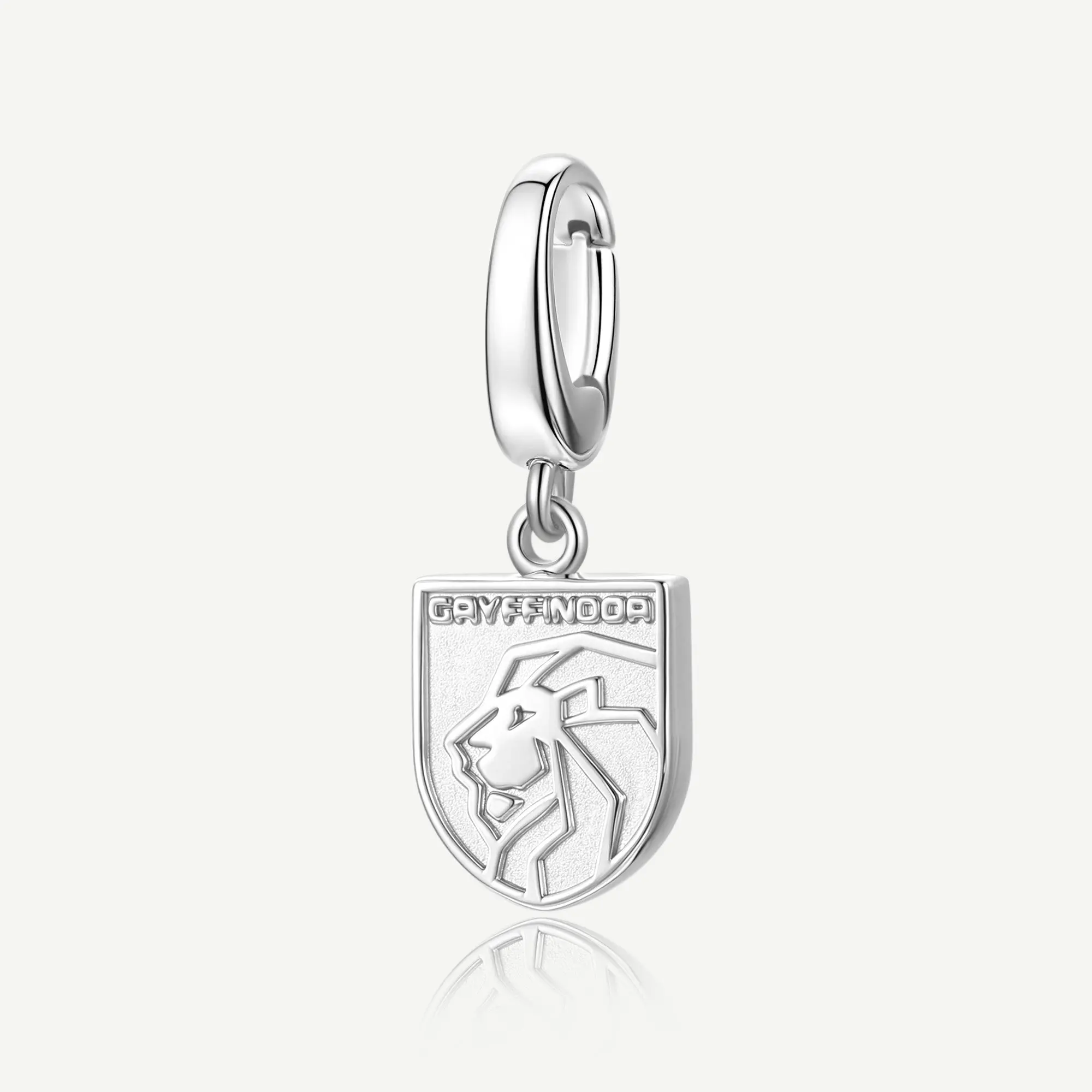 Harry Potter x FANCIME Official Gryffindor Silver Charm Female Necklace - Casual Collectible Themed Silver Jewelry, Pendant Accessory for Daily Wear, No Warning Applicable
