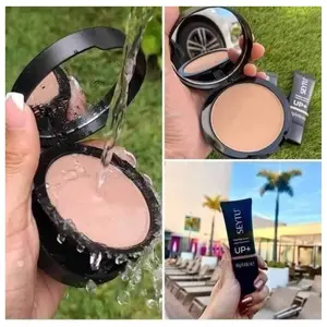 Maquillaje Liquido Up+ y Maquillaje en polvo 2 en 1 Makeup Foundation Cosmetic
