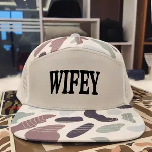 Wifey Puff Embroidery Snapback  Hat, Pink Embroidered Wifey Cap, Women Camo Snapback Hat, Mesh Back Baseball Cap, Adjustable Outdoor Hat, Bridal Gift Cap, Wife Gift Hat, Country Girl Hat, Hunting Camo Hat, Cute Casual Hat for Women
