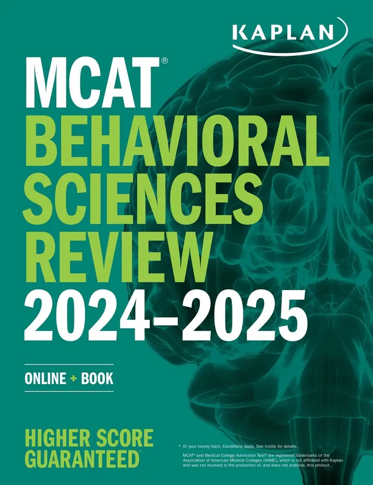 USED Book - MCAT Behavioral Sciences Review 2024-2025: Online + Book by Kaplan Test Prep (Paperback) - english