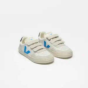 Veja Royal Blue White Triple Velcro Sneaker