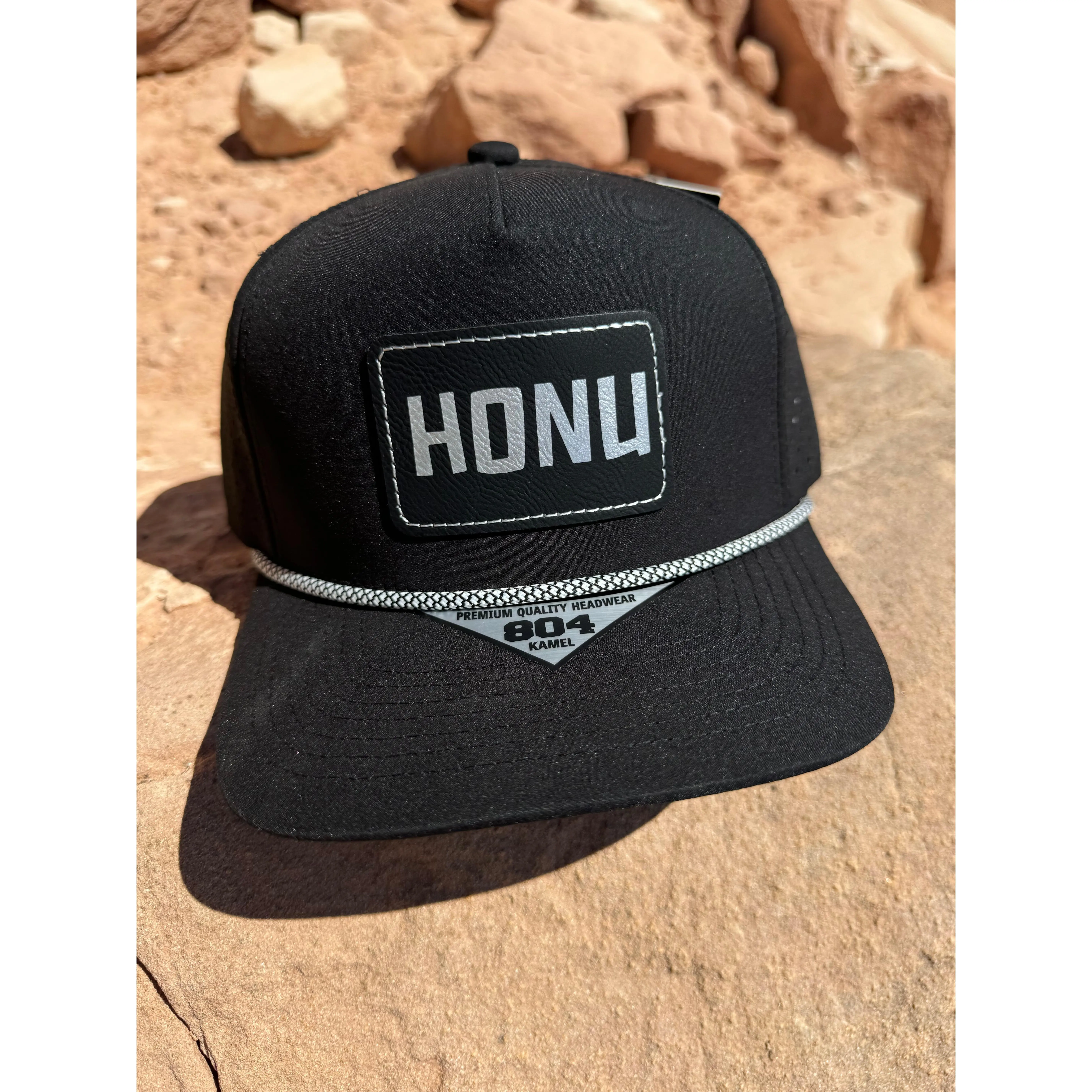 Black with Black Honu patch