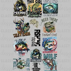 Fishing - 30x48 - PREMADE GANG SHEET