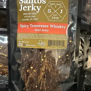 Santos Jerky Spicy Tennessee Whiskey Beef Jerky Santos Jerky Spicy Tennessee Whiskey Beef Jerky