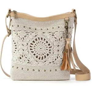 Lucia Crossbody Bag in Crochet, Convertible Purse with Adjustable  Strap