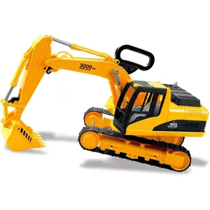 Oversized Excavator Toys for Boys 3-5 Year Old, Large Kids Digger Toys for Boys, Sand Box Toy Excavator Construction Toddler Toy