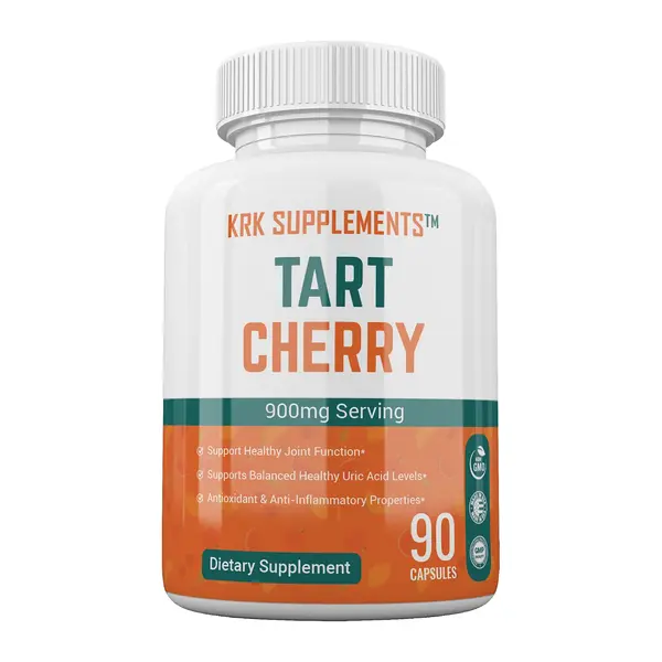 Tart Cherry Extract 900mg 90 Capsules Gout Joint Uric Acid Sleep Support